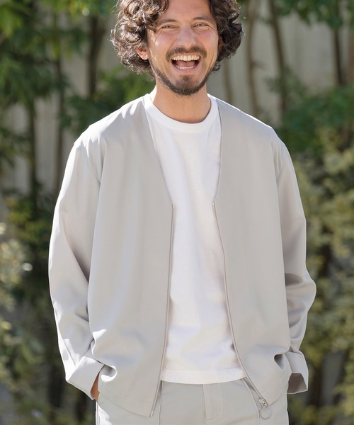 ジャケット ノーカラージャケット レディース : ZOZOTOWN Yahoo