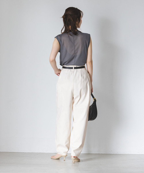 noble カーブシルエットパンツ NOBLE パンツ チノパン 「一部店舗・WEB限定追加」カーブ