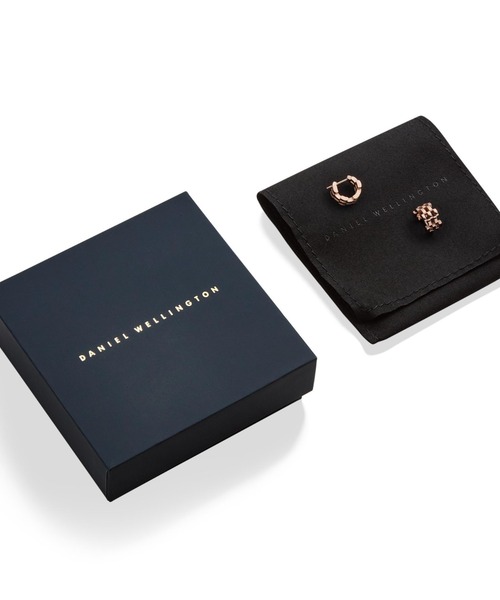 Daniel Wellington ピアス Rose Gold ギフトボックス付 Daniel Wellington ピアス 5-Link Earrings レーディスピアス