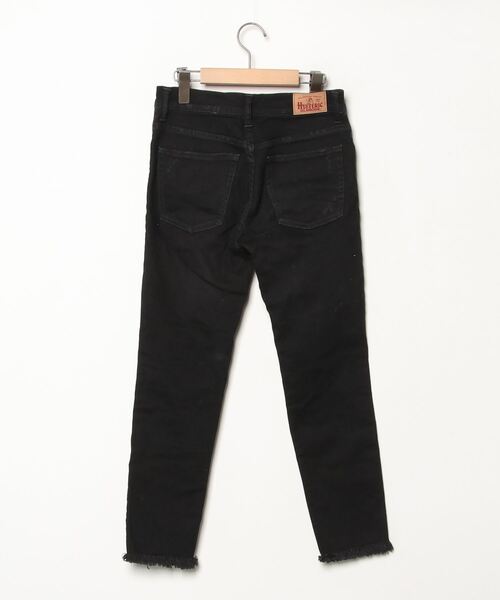 HYSTERIC GLAMOUR」 ダメージ加工デニムパンツ 27inch ブラック 