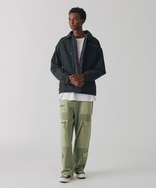 ぽこ　SILAS PUFFER BOMBER JACKET サイズXL SILAS JACKET | Worst Behavior Online-Shop