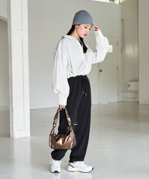 「FREAK'S STORE」 長袖シャツ フリ- ダークブラウン レディース FREAK'S STORE 「FREAK'S STORE」 長袖シャツ フリ- ブラウン