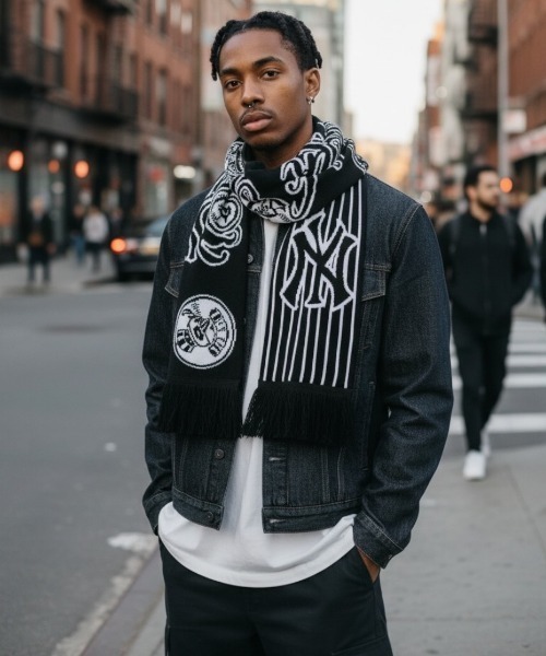 MLB マフラー ストール マフラー レディース メンズ : ZOZOTOWN Yahoo