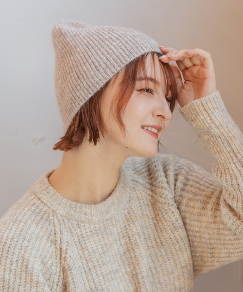 14+（イチヨンプラス） ニット帽 ニットキャップ シンプルビーニー