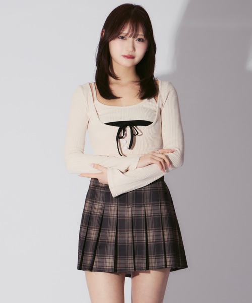 ALLuRing ChaRm ニット セーター 「2点セット」Ribbon Knit