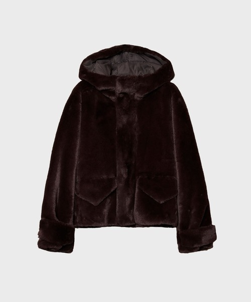 VACHEMENT ブルゾン アウター ECOファー(JK) レディース : ZOZOTOWN