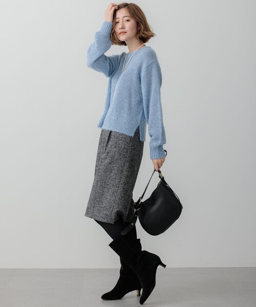 23区（ニジュウサンク） ニット セーター 「Oggi2月号掲載/洗える