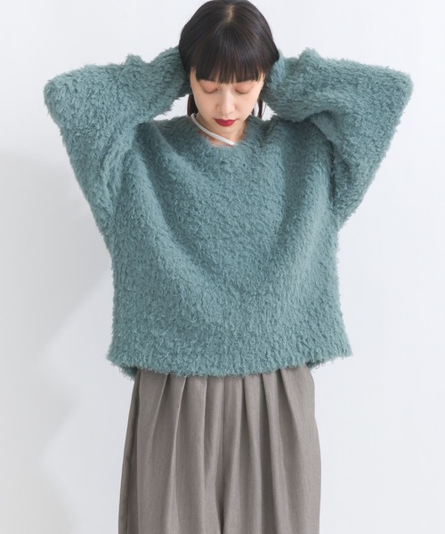 terrace ニット セーター ゆるふわニットプルオーバー
