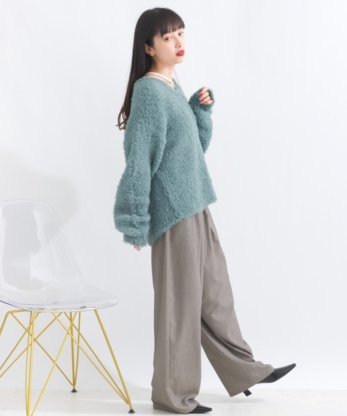 ニット セーター TYRA レディース terrace ニット セーター ゆるふわニットプルオーバー