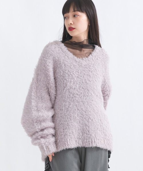 terrace ニット セーター ゆるふわニットプルオーバー