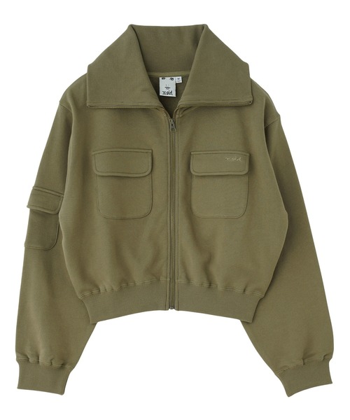 トレーナー スウェット ZIP UP SWEAT JACKET レディース