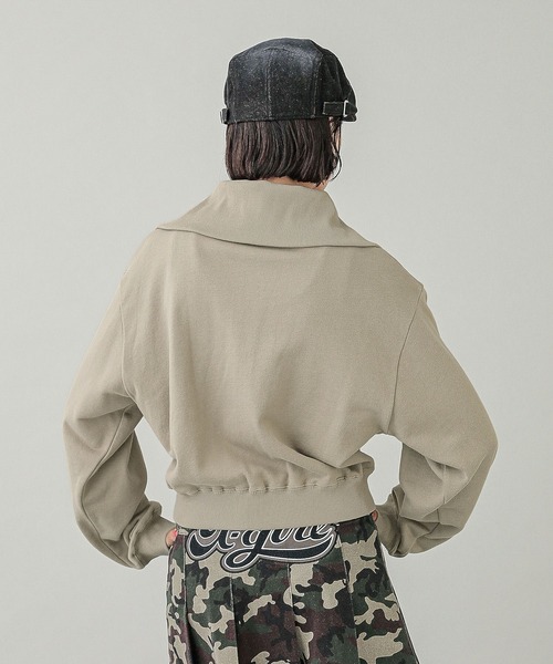 X-girl（エックスガール） トレーナー スウェット ZIP UP SWEAT JACKET