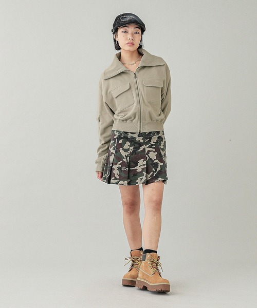 X-girl（エックスガール） トレーナー スウェット ZIP UP SWEAT JACKET