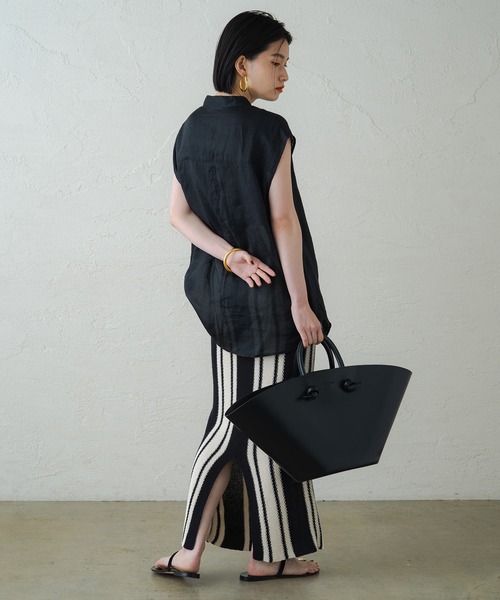 「LOUNGEDRESS」 ノースリーブブラウス FREE ブラック レディース Loungedress 「LOUNGEDRESS」 ノースリーブブラウス FREE