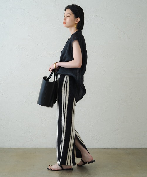 Loungedress 「LOUNGEDRESS」 ノースリーブブラウス FREE