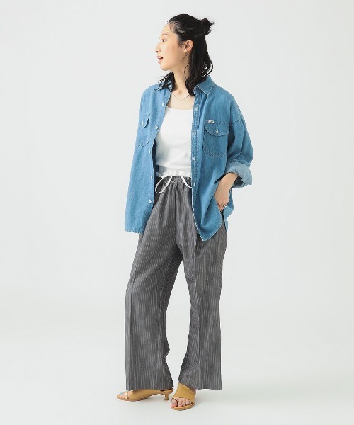 Lee ブラウス シャツ 「別注」Lee / ルーズフィット デニム