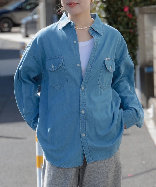Lee ブラウス シャツ 「別注」Lee / ルーズフィット デニム