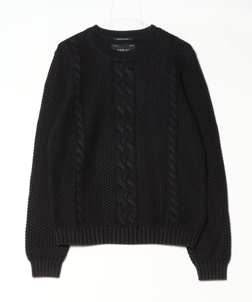 REPLAY（リプレイ） tシャツ メンズケーブルニット メンズ : ZOZOTOWN 