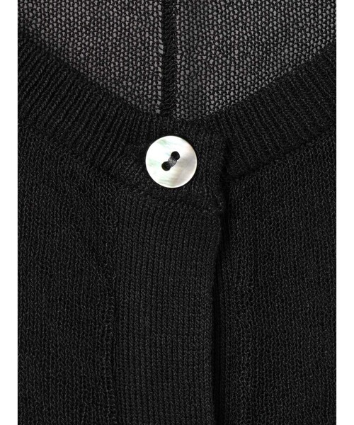 mizuiroind（ミズイロインド） カーディガン ハイゲージクルーネック