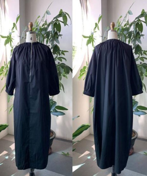 Sally Lunn ワンピース バックファスナーマキシワンピース : ZOZOTOWN