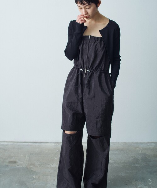 サロペット オーバーオール nylon utility all−in−one レディース