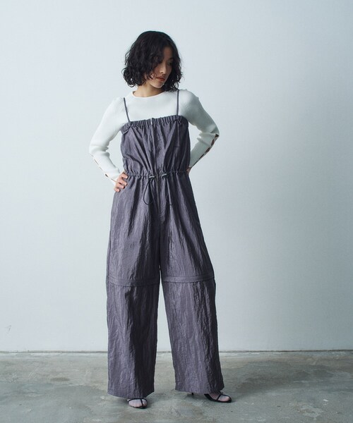 サロペット オーバーオール nylon utility all−in−one レディース