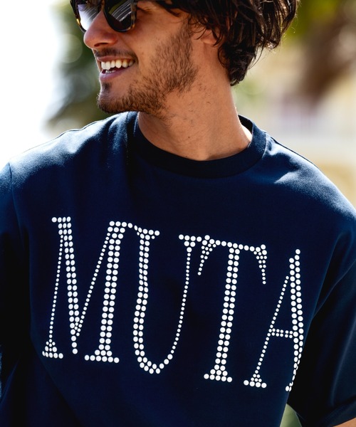 別注■muta MARINE■メタルロゴ スムースTシャツ 2色 国内発送 muta MARINE tシャツ MARINE/ムータ マリン/別注メタルロゴ