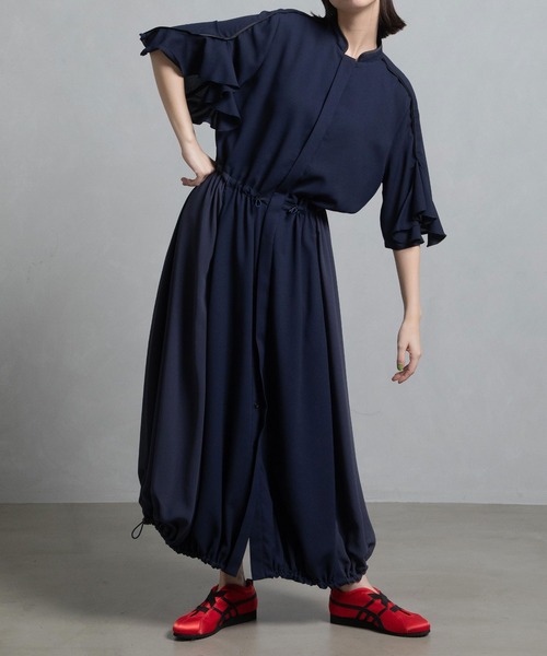 MARECHAL TERRE マルシャルテル　パイピングシャツワンピース MARECHAL TERRE ワンピース パイピングシャツワンピース