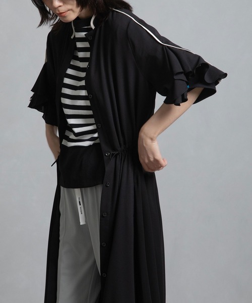 MARECHAL TERRE ワンピース パイピングシャツワンピース