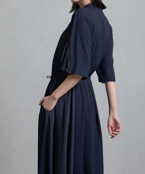 MARECHAL TERRE ワンピース パイピングシャツワンピース