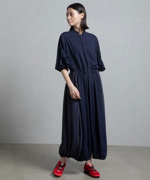 MARECHAL TERRE マルシャルテル　パイピングシャツワンピース MARECHAL TERRE ワンピース パイピングシャツワンピース