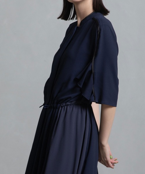 MARECHAL TERRE ワンピース パイピングシャツワンピース