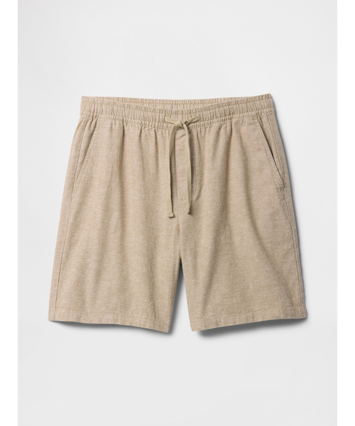 GAP パンツ 7インチ リネン混 イージーショートパンツ メンズ