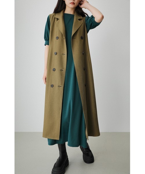AZUL BY MOUSSY（アズールバイマウジー） コート SMALL グリーン 
