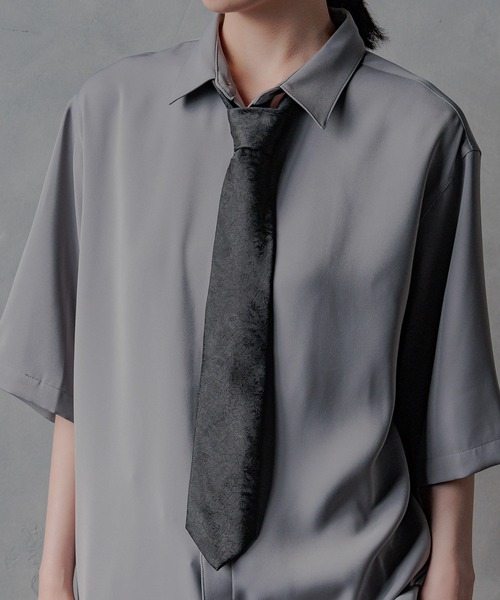 SAINT LAURENT フラワージャガードネクタイ SAINT LAURENT フラワージャガードネクタイ SAINT LAURENT