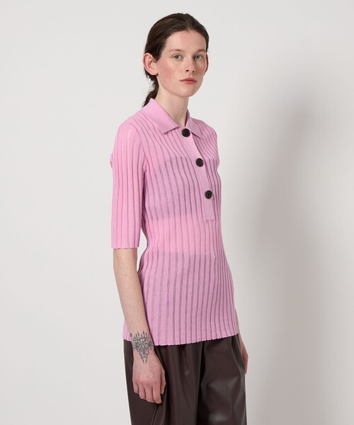 アパルトモン　RUOHAN ニット RUOHAN/ローハン】 OFF SHOULDER KNITTED TOP（ニット／セーター