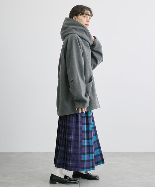 「AMERICAN HOLIC」 コート M 杢グレー レディース_画像6