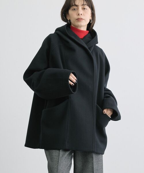 「AMERICAN HOLIC」 コート M 杢グレー レディース_画像8