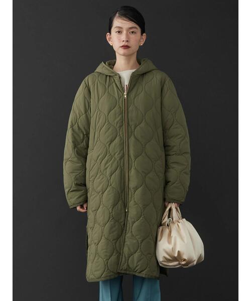 「AMERICAN HOLIC」 コート L カーキ レディース_画像3