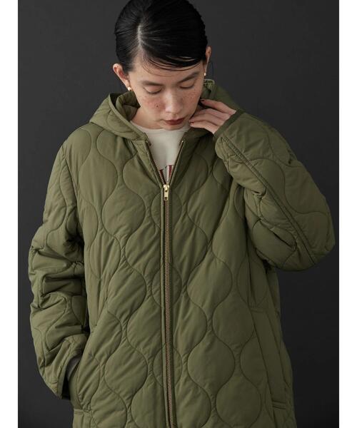 「AMERICAN HOLIC」 コート L カーキ レディース_画像4