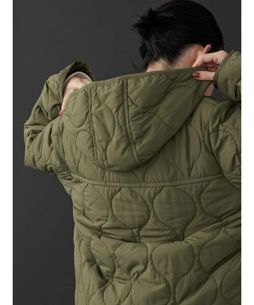 「AMERICAN HOLIC」 コート L カーキ レディース_画像9