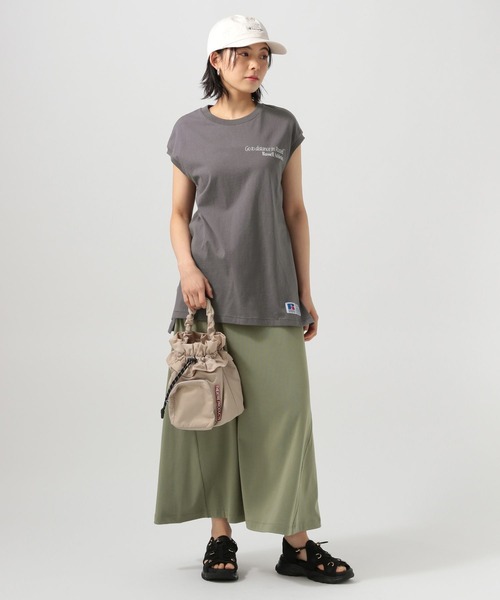 tシャツ 「RUSSELL ATHLETIC」「別注」ノースリーブT レディース RUSSELL ATHLETIC】＜別注＞ノースリーブT（Tシャツ/カットソー