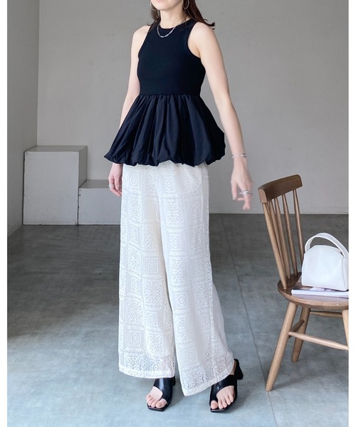 チェスティ　レースパンツ レースシアーパンツ | Lace sheer pants(chiica select)