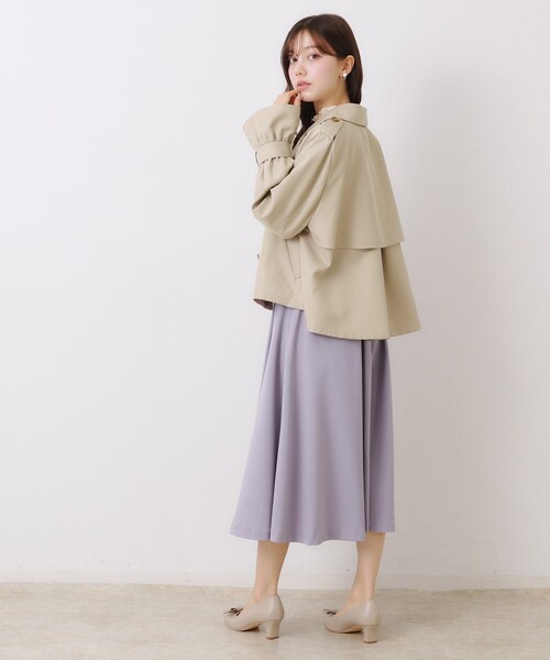 「couture brooch」 トレンチコート 40 ベージュ レディース_画像4