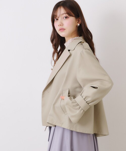 「couture brooch」 トレンチコート 40 ベージュ レディース_画像7