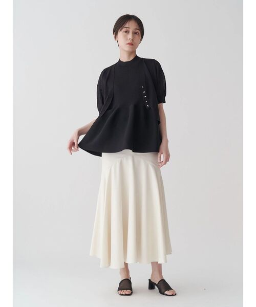 カーディガン シアーニットハーフスリーブカーディガン レディース TONAL カーディガン シアーニットハーフスリーブカーディガン