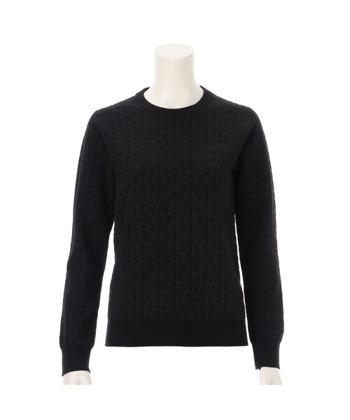 ニット セーター Felisi Golf（フェリージ ゴルフ） メリノウールクルーネックニット WS MERINO MONOGRAM CREW NEC