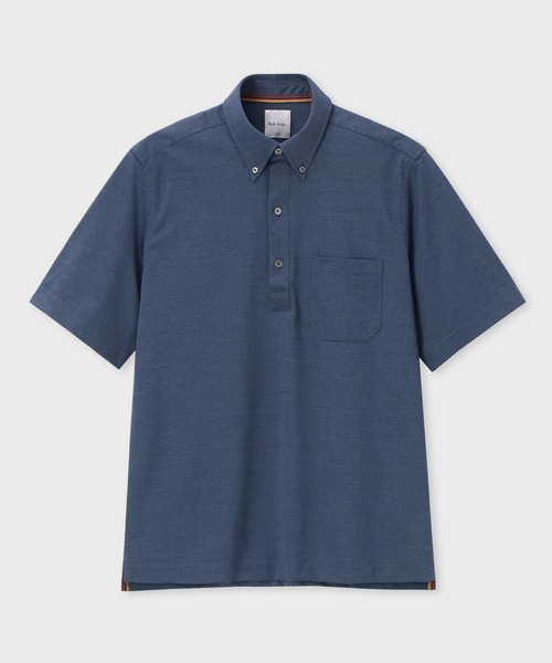 Paul Smith ポロシャツ ソリッド 鹿の子 ボタンダウン / 153314