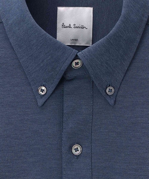 Paul Smith（ポール・スミス） ポロシャツ ソリッド 鹿の子 ボタン