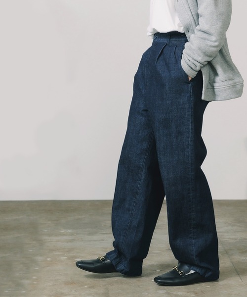 ROOP TOKYO ワイドパンツ ジーンズ デニム デニムパンツ BONNY WOVEN